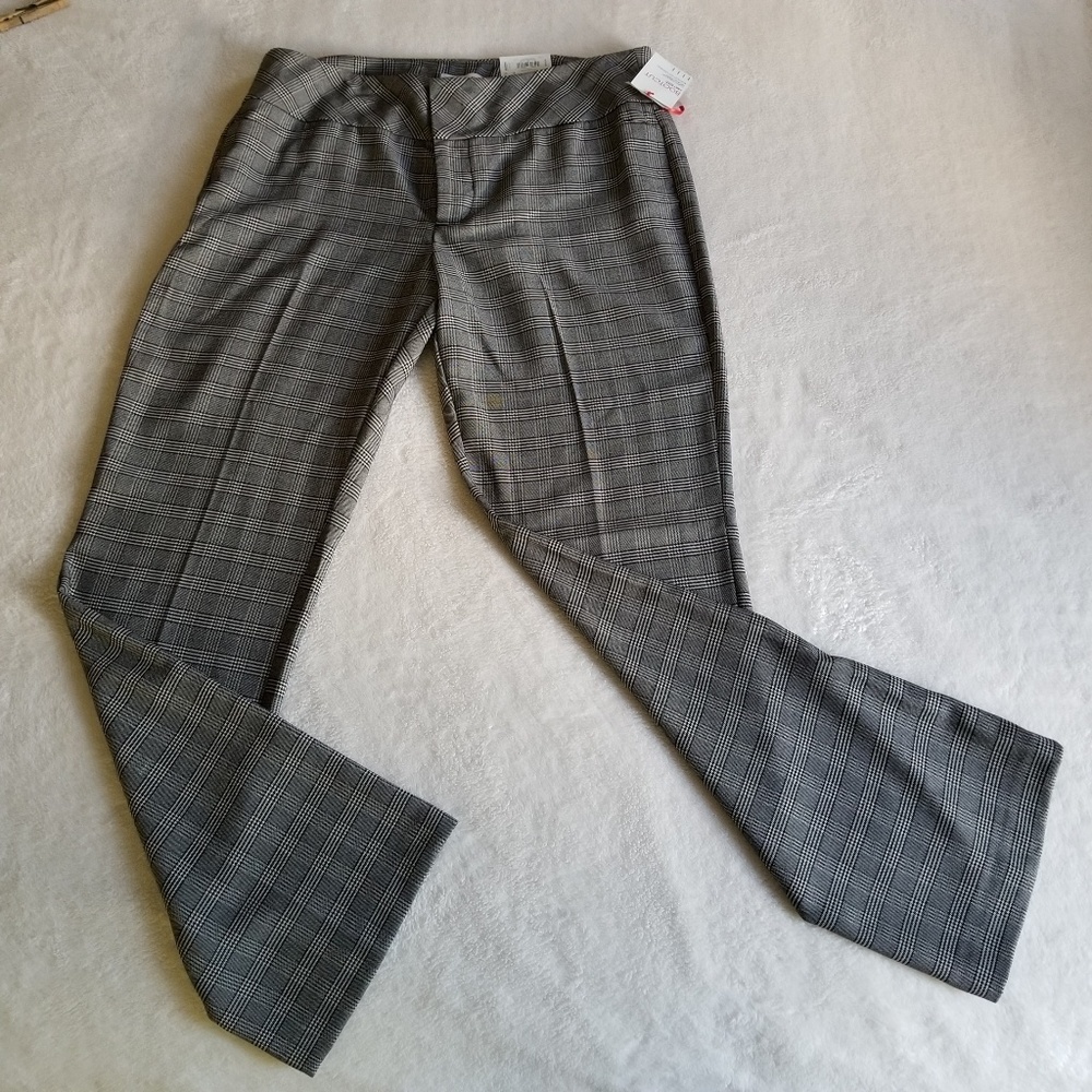 Grey plaid Boot Cut , dress Pants.